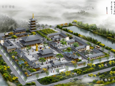 乳源寺庙建筑总体规划方案